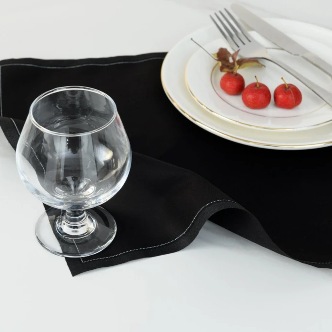 Black Dinner Napkins factory